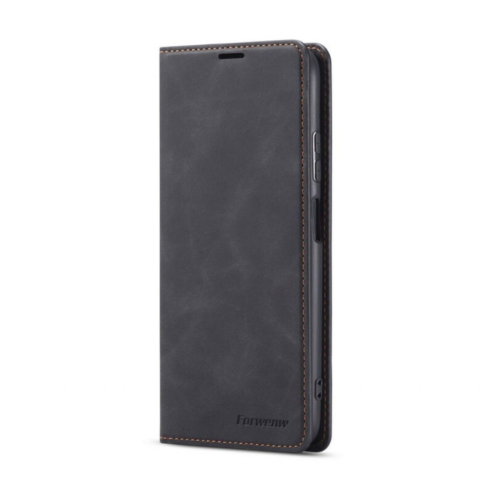 Bescherming Hoesje voor Huawei P40 Lite Folio-hoesje Lederen Effect Voorwenw