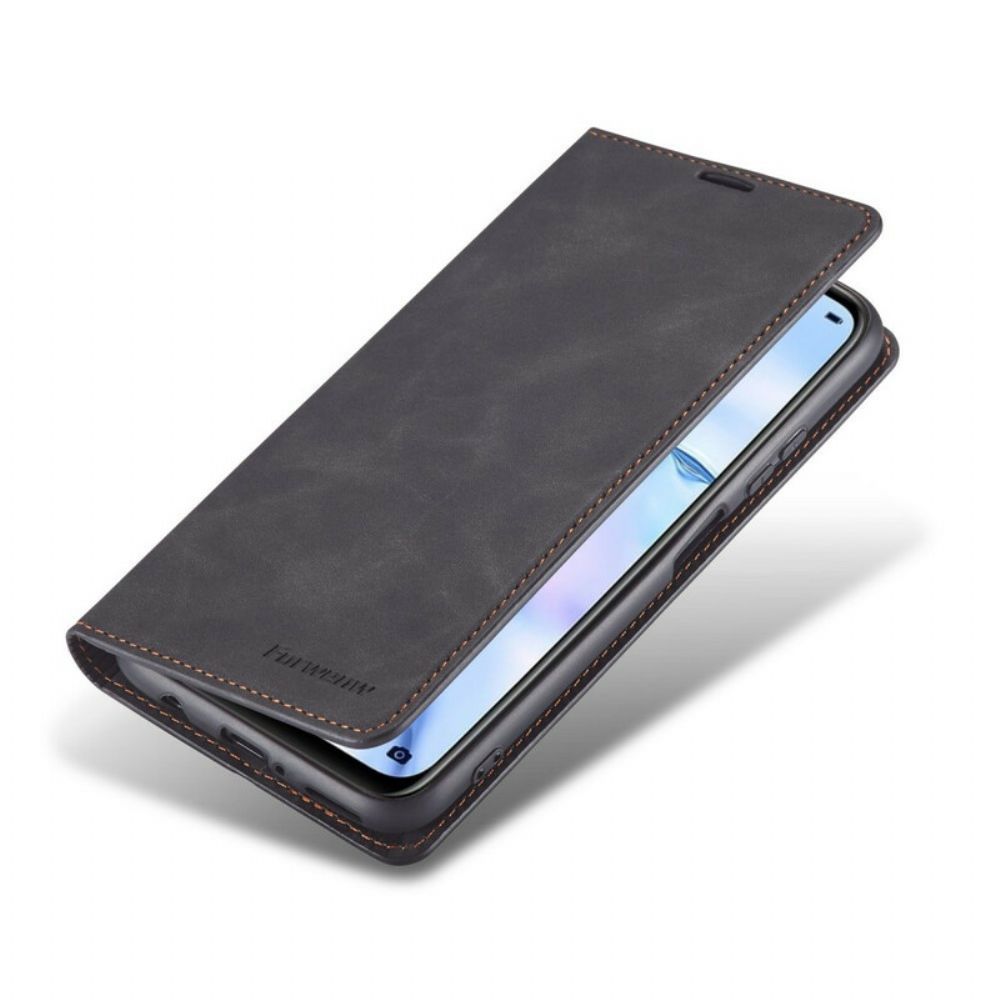 Bescherming Hoesje voor Huawei P40 Lite Folio-hoesje Lederen Effect Voorwenw