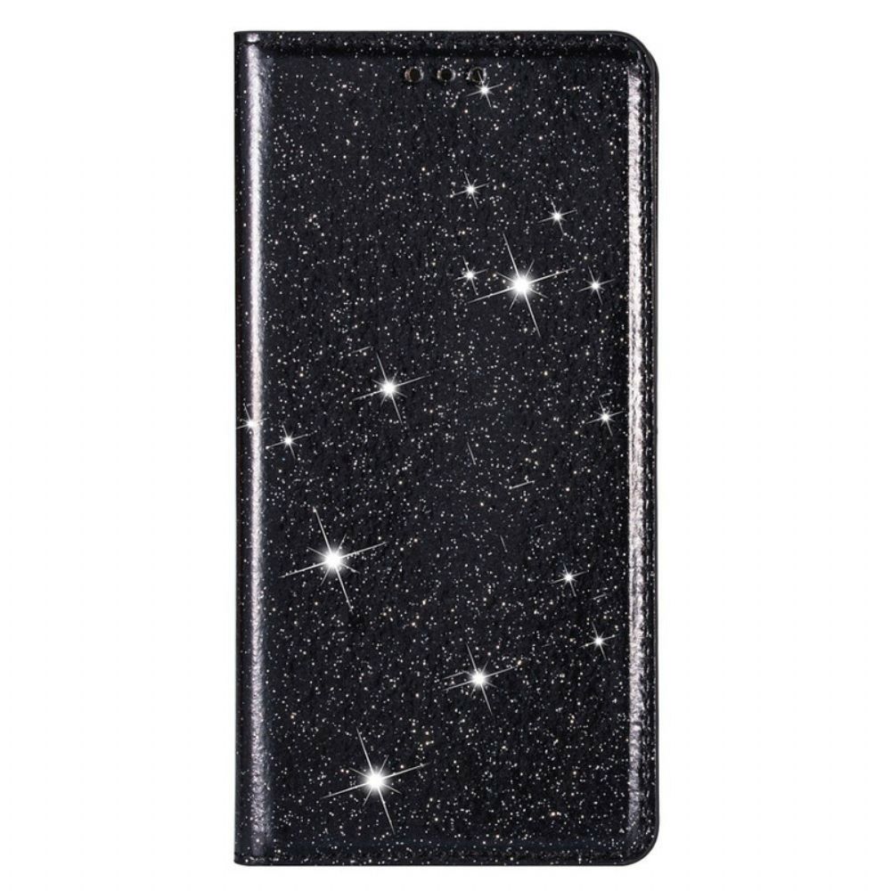 Bescherming Hoesje voor Huawei P40 Lite Folio-hoesje Paillettenstijl