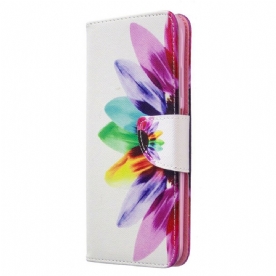 Folio-hoesje voor Huawei P40 Lite Aquarel Bloem