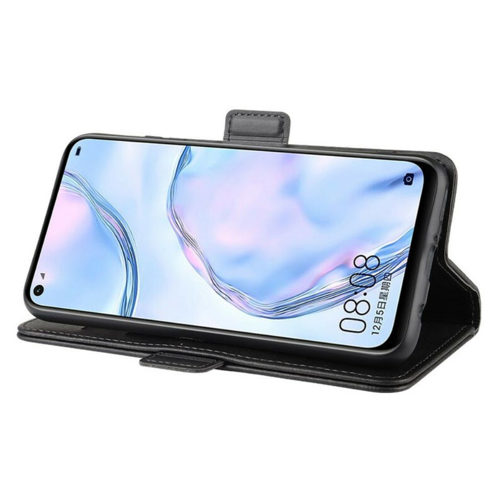 Folio-hoesje voor Huawei P40 Lite Flip Case Dubbele Klep