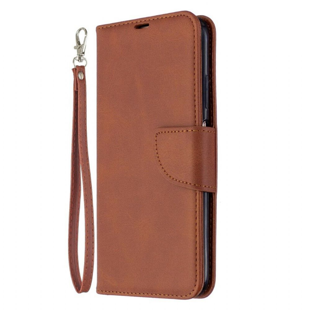 Folio-hoesje voor Huawei P40 Lite Flip Case Gladde Schuine Klep