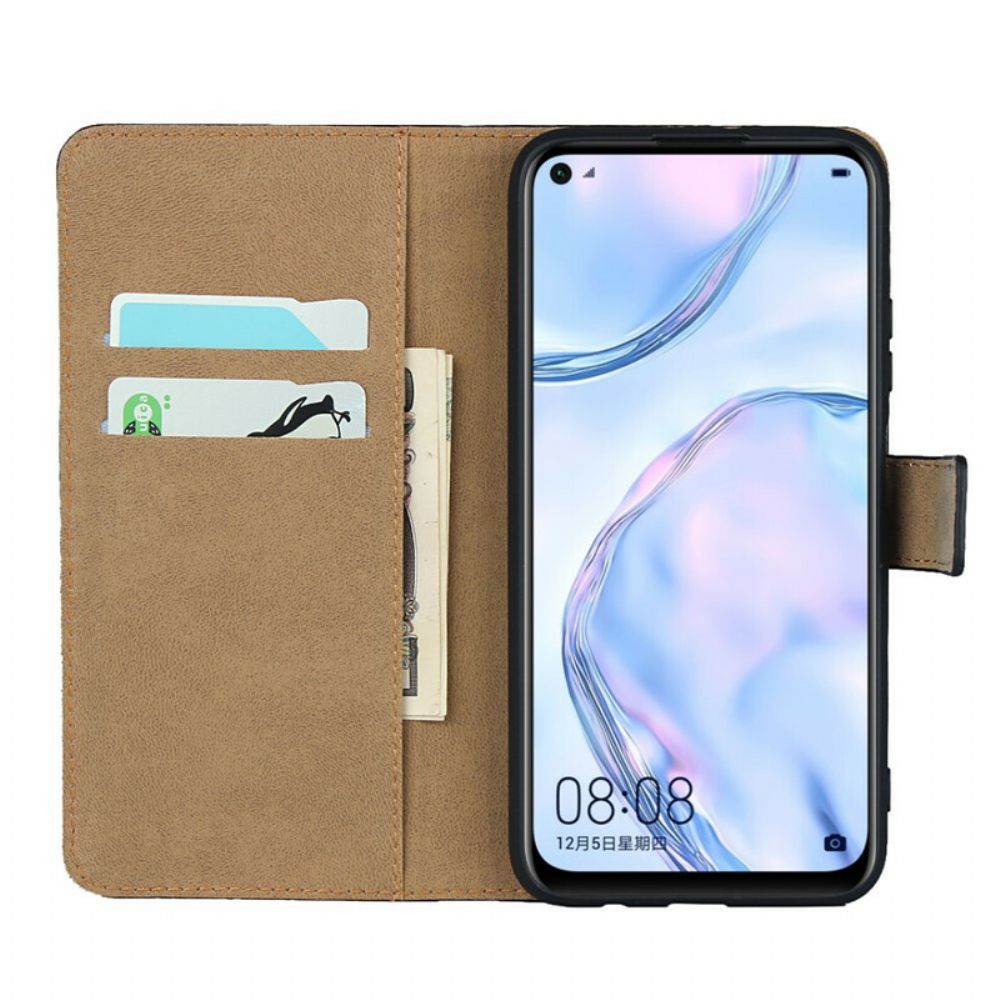 Folio-hoesje voor Huawei P40 Lite Leer