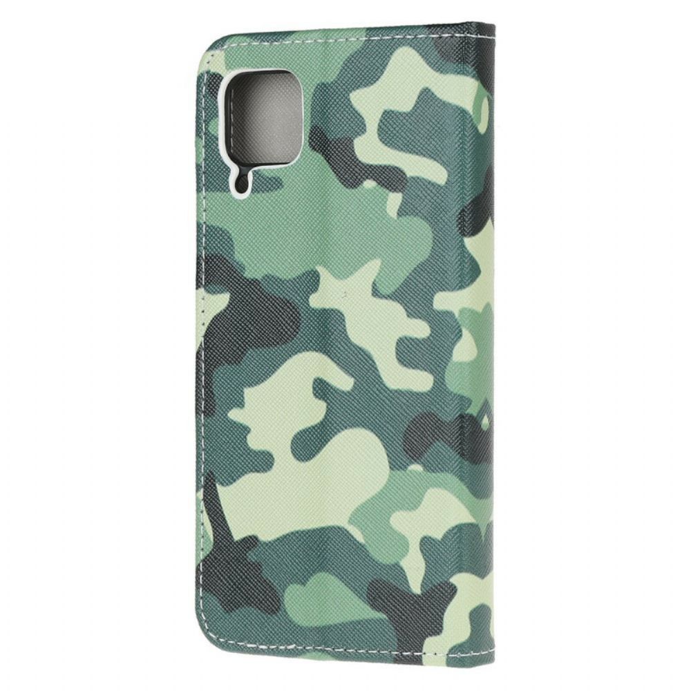 Folio-hoesje voor Huawei P40 Lite Militaire Camouflage