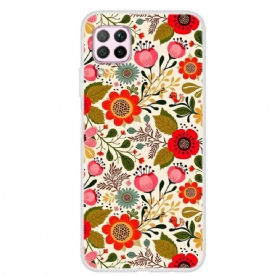 Hoesje voor Huawei P40 Lite Bloemen Tapijt