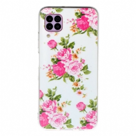 Hoesje voor Huawei P40 Lite Fluorescerende Liberty Flowers