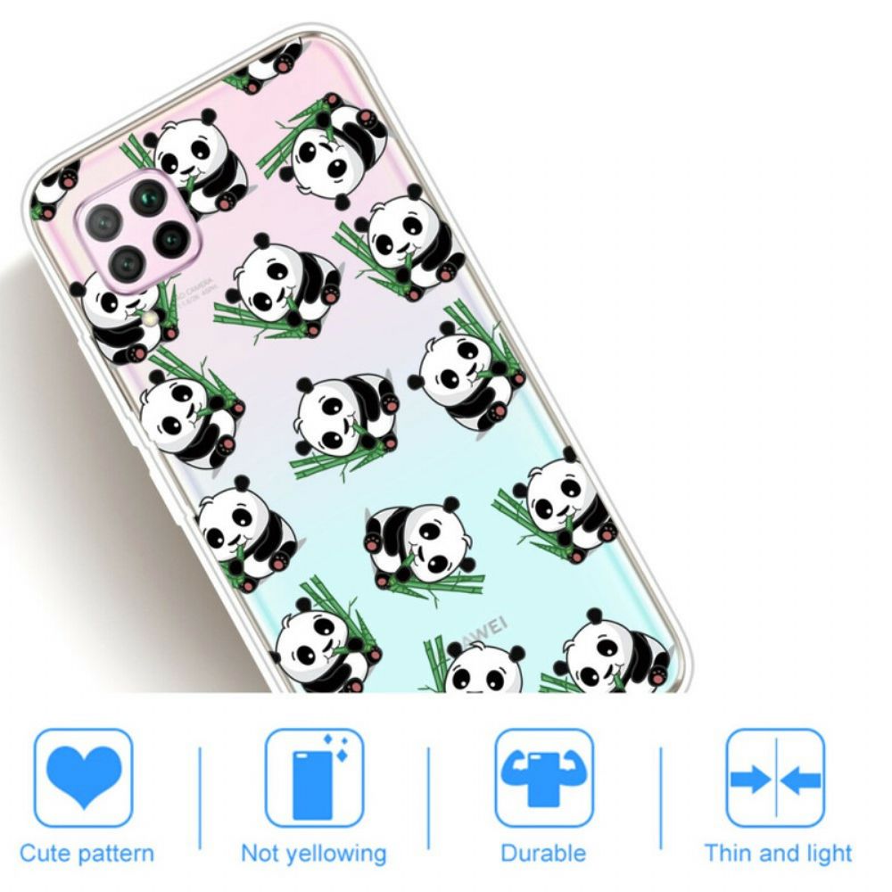 Hoesje voor Huawei P40 Lite Kleine Panda's