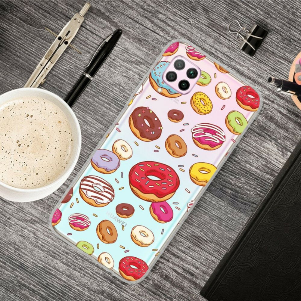 Hoesje voor Huawei P40 Lite Liefde Donuts