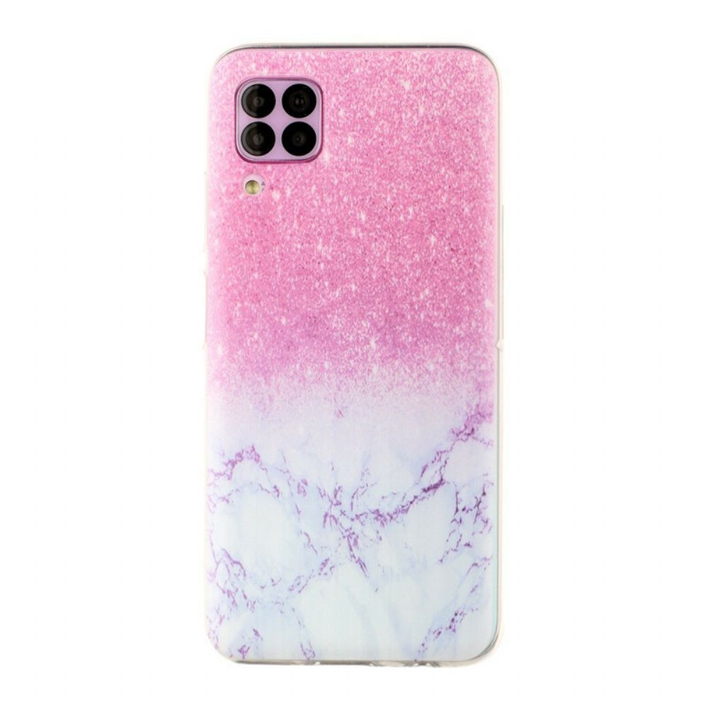 Hoesje voor Huawei P40 Lite Marmer