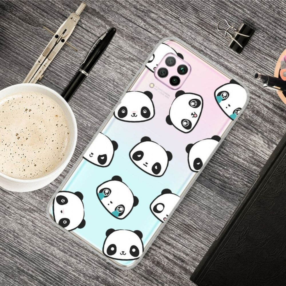 Hoesje voor Huawei P40 Lite Sentimentele Panda's