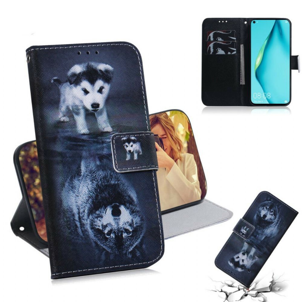 Leren Hoesje voor Huawei P40 Lite Ernesto De Wolf