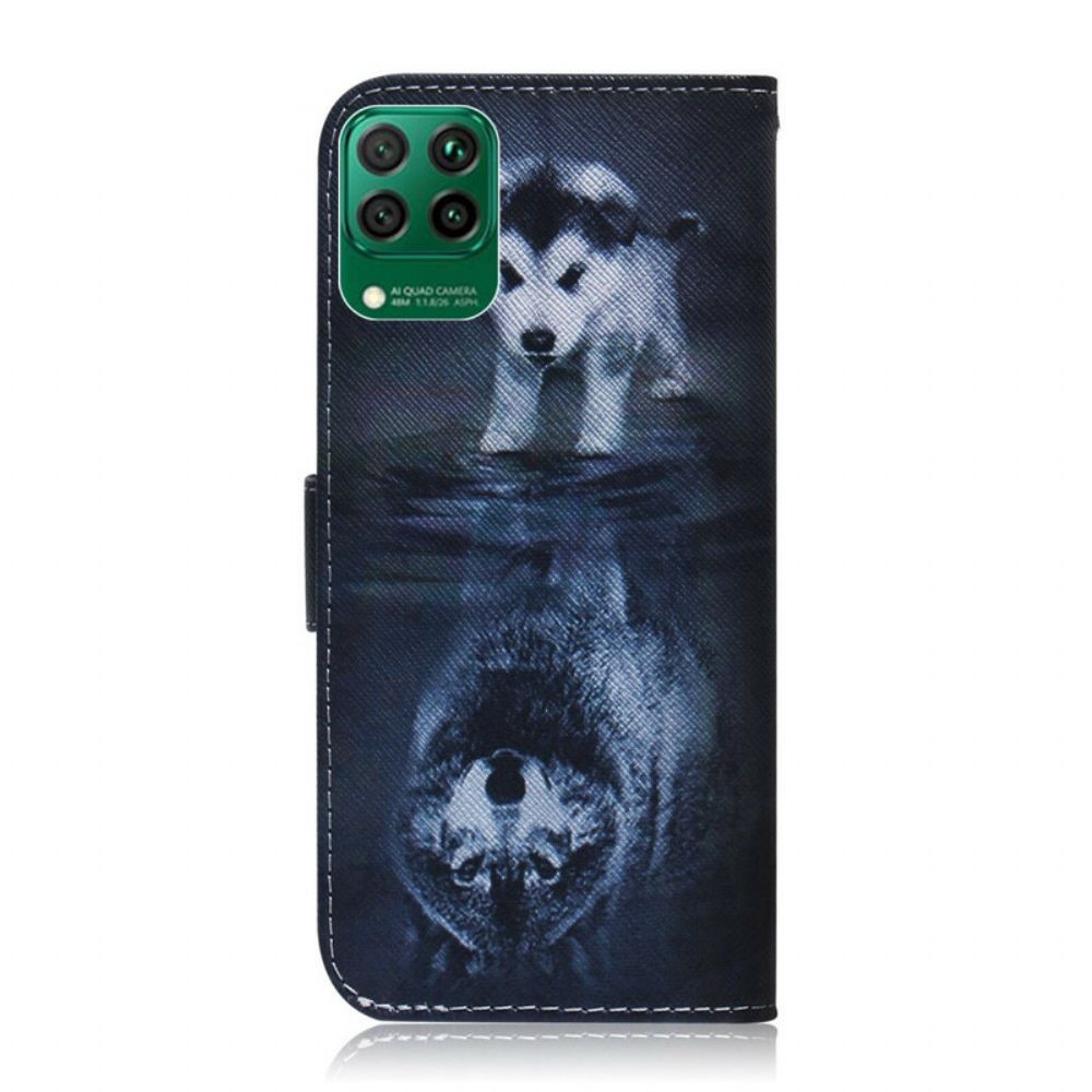 Leren Hoesje voor Huawei P40 Lite Ernesto De Wolf