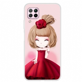 Telefoonhoesje voor Huawei P40 Lite Manga Dame