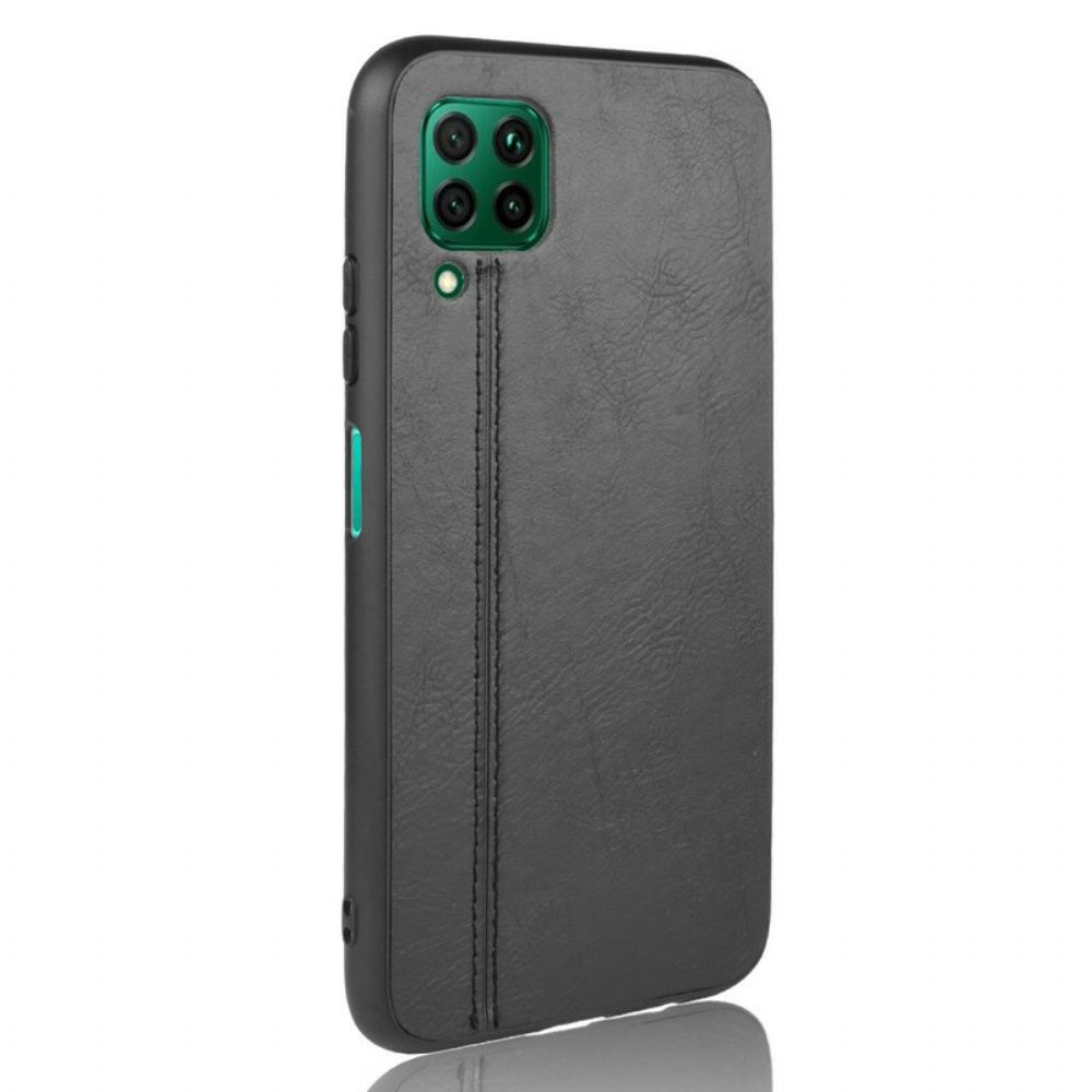 Telefoonhoesje voor Huawei P40 Lite Stijl Lederen Stiksels