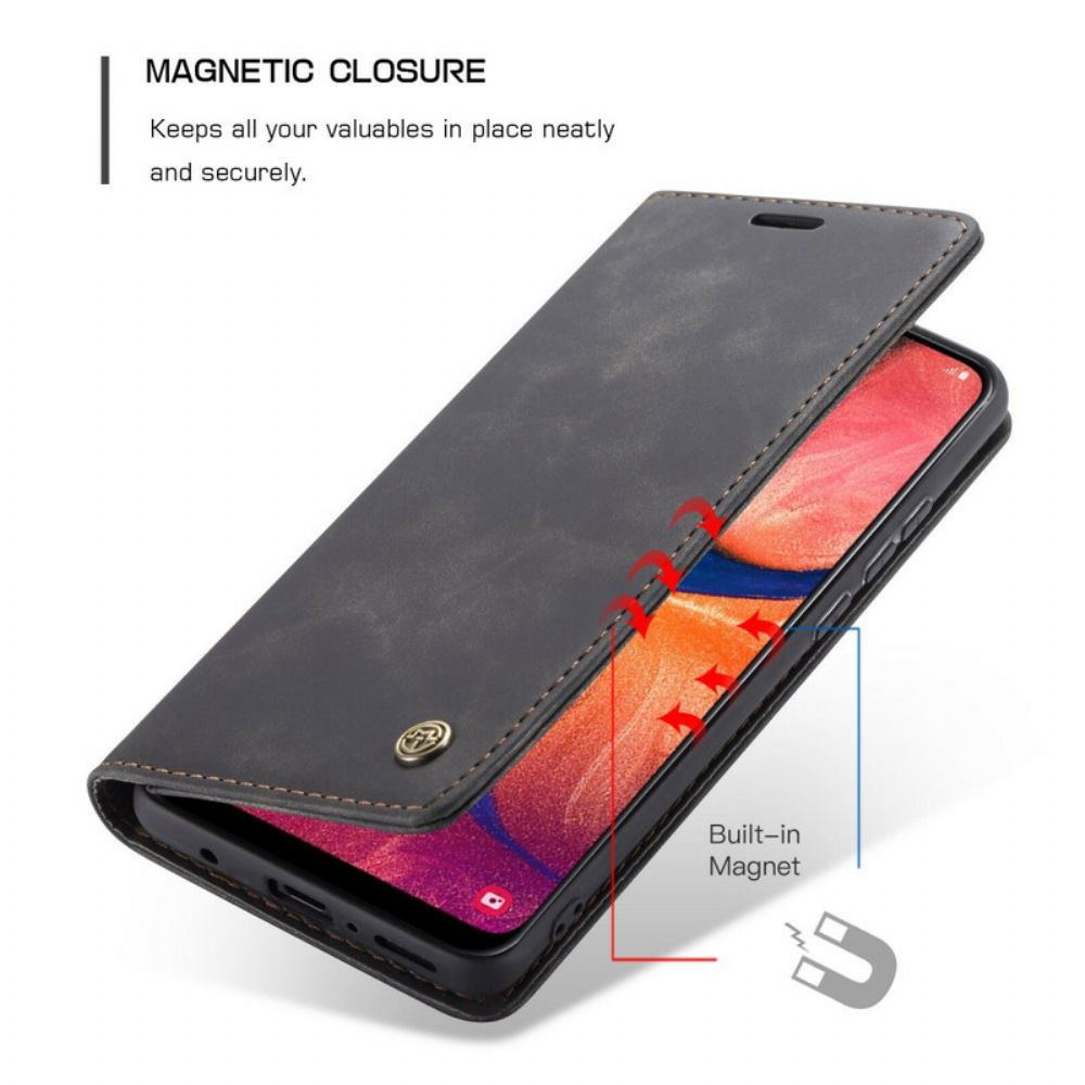 Bescherming Hoesje voor Samsung Galaxy A30 / A20 Folio-hoesje Caseme Kunstleer