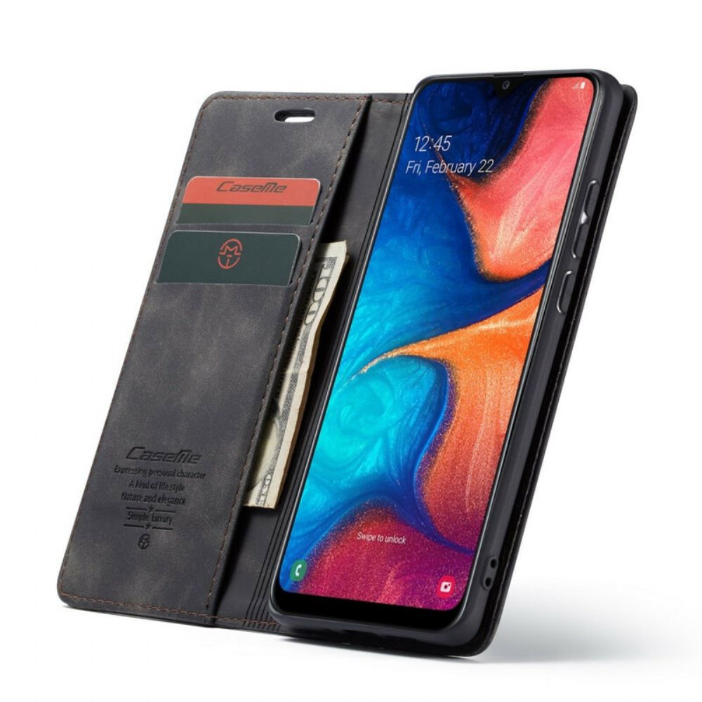 Bescherming Hoesje voor Samsung Galaxy A30 / A20 Folio-hoesje Caseme Kunstleer