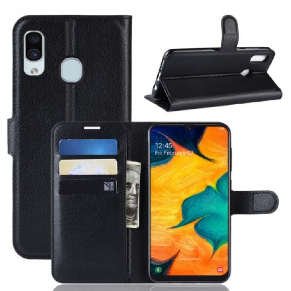 Flip Case voor Samsung Galaxy A30 / A20 Klassiek