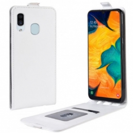 Folio-hoesje voor Samsung Galaxy A30 / A20 Flip Case Opvouwbaar Leereffect