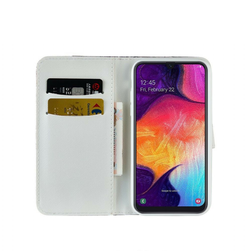 Folio-hoesje voor Samsung Galaxy A30 / A20 Kroondiamanten