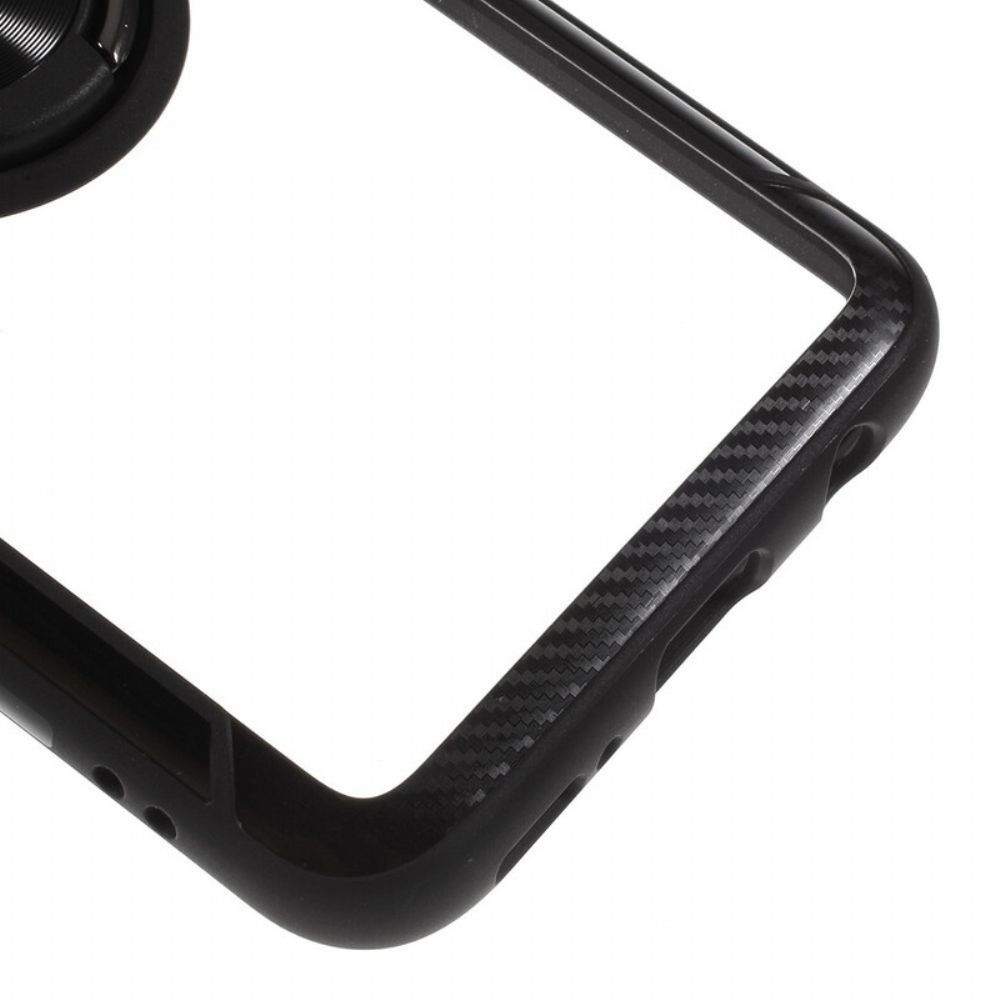 Hoesje voor Samsung Galaxy A30 / A20 Transparant Met Ring-support