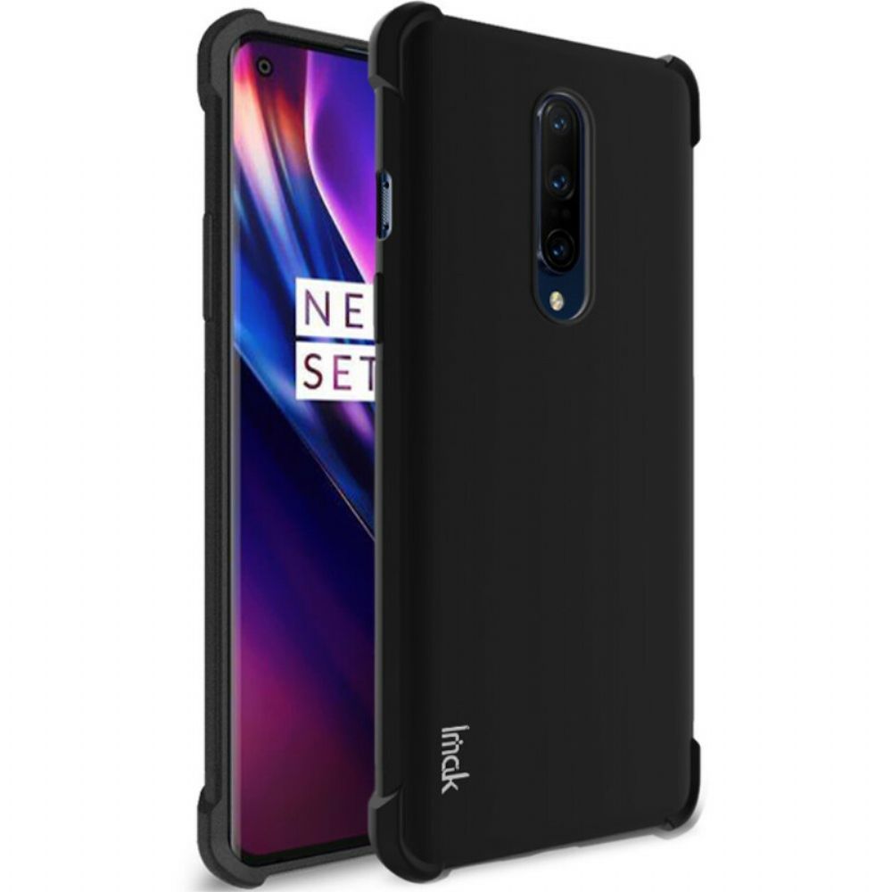 Hoesje voor OnePlus 8 Flexibele Siliconen Met Film Voor Imak-scherm