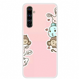 Hoesje voor Realme 6 Dieren Wauw