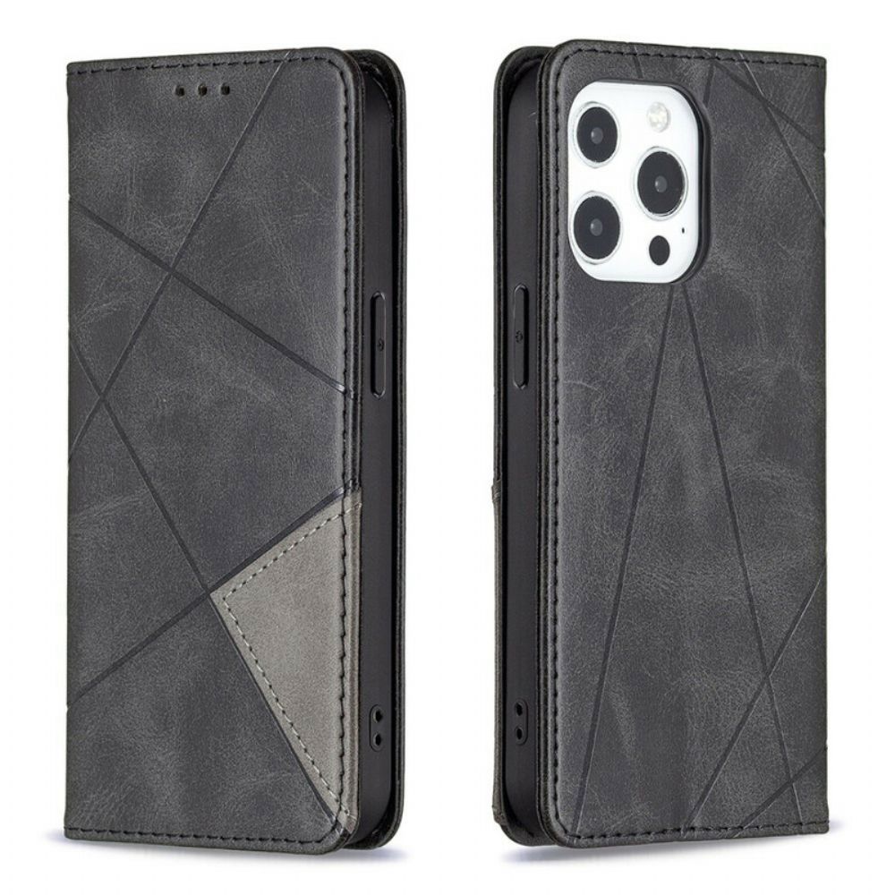 Bescherming Hoesje voor iPhone 13 Pro Folio-hoesje Artiestenstijl