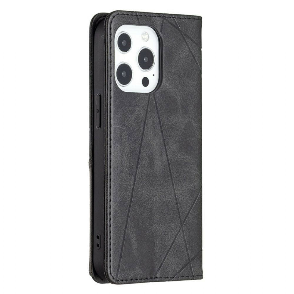 Bescherming Hoesje voor iPhone 13 Pro Folio-hoesje Artiestenstijl