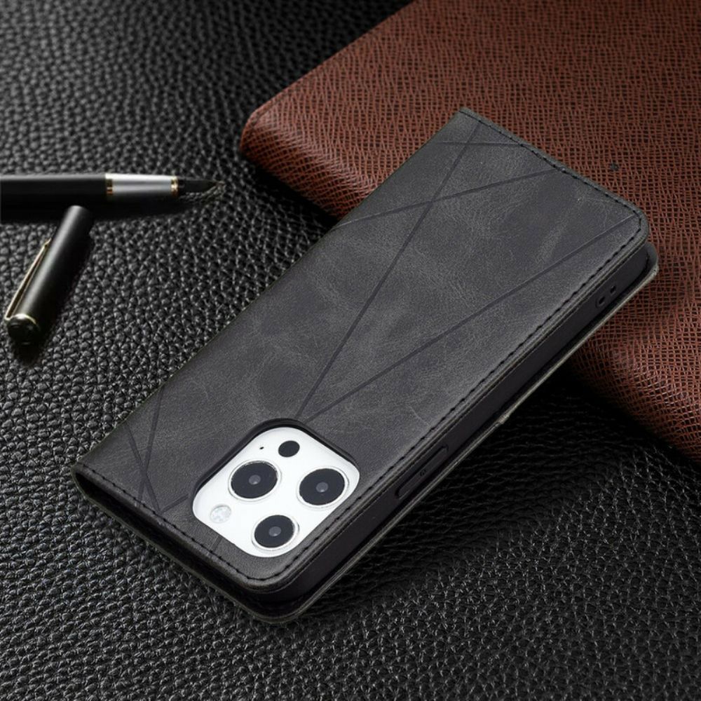 Bescherming Hoesje voor iPhone 13 Pro Folio-hoesje Artiestenstijl