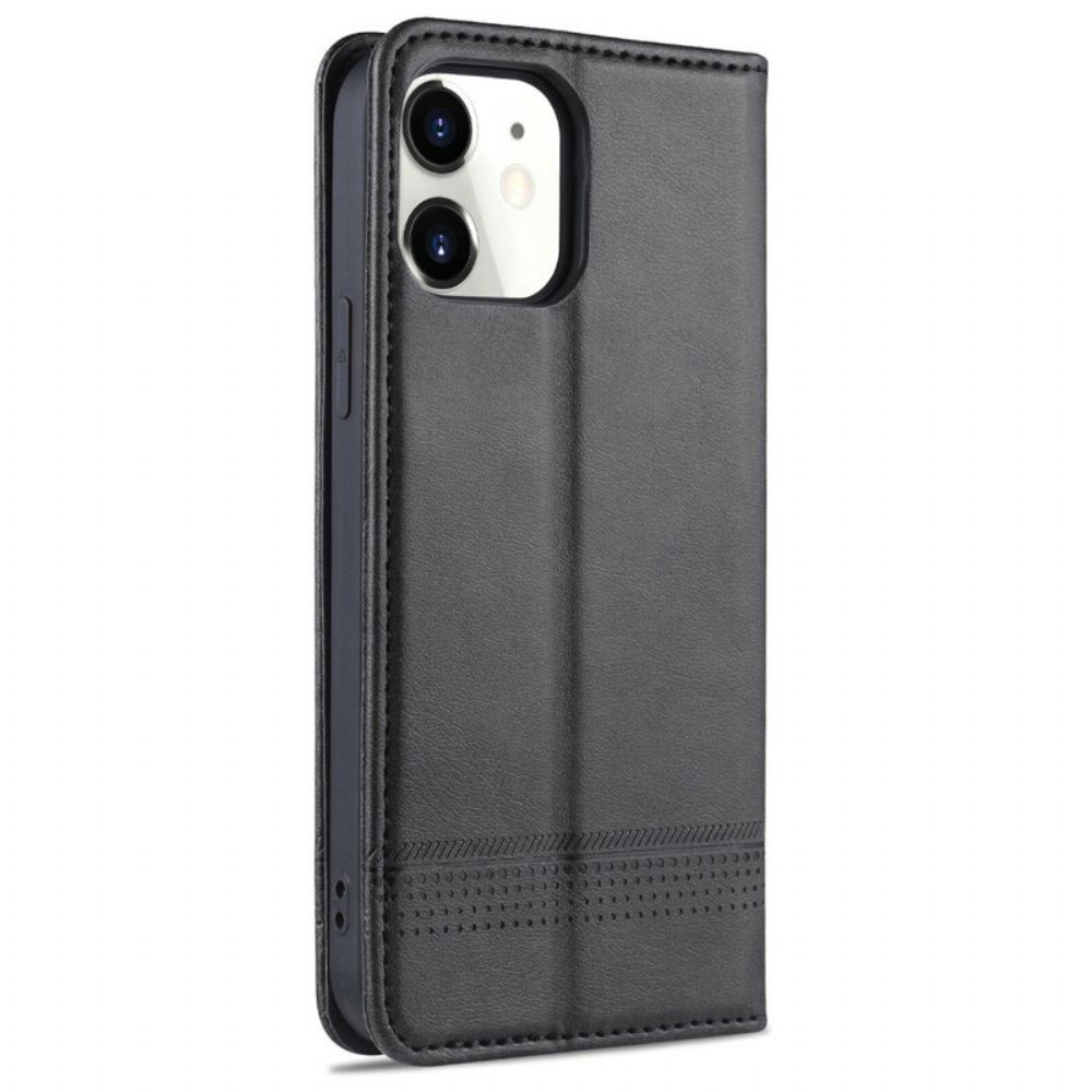 Bescherming Hoesje voor iPhone 13 Pro Folio-hoesje Azns Lederen Stijl