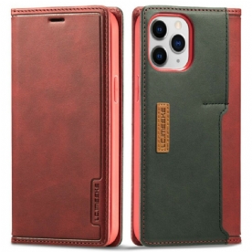 Bescherming Hoesje voor iPhone 13 Pro Folio-hoesje E Lc-001 Serie Lc.imeeke