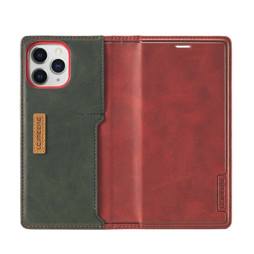 Bescherming Hoesje voor iPhone 13 Pro Folio-hoesje E Lc-001 Serie Lc.imeeke