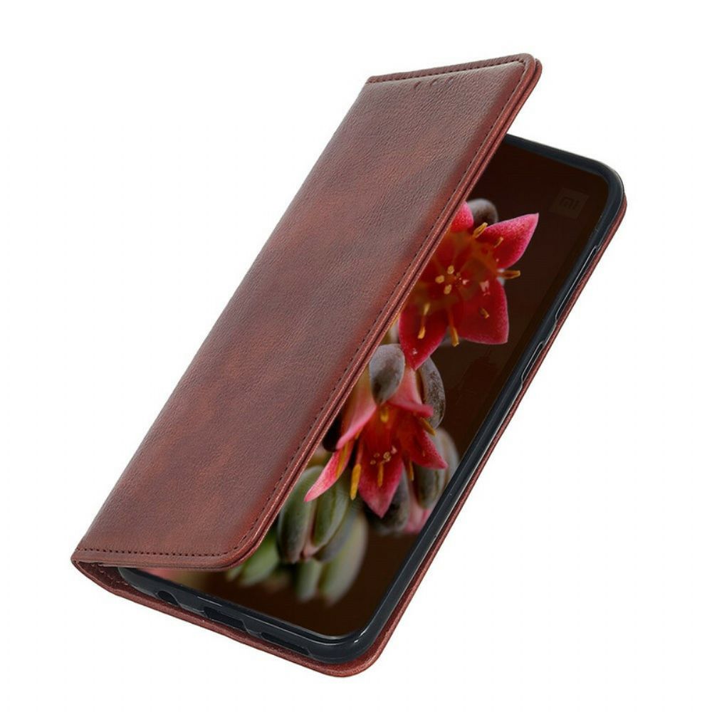 Bescherming Hoesje voor iPhone 13 Pro Folio-hoesje Gespleten Lychee Leer