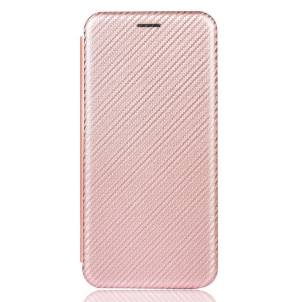 Bescherming Hoesje voor iPhone 13 Pro Folio-hoesje Koolstofvezel