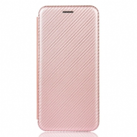 Bescherming Hoesje voor iPhone 13 Pro Folio-hoesje Koolstofvezel