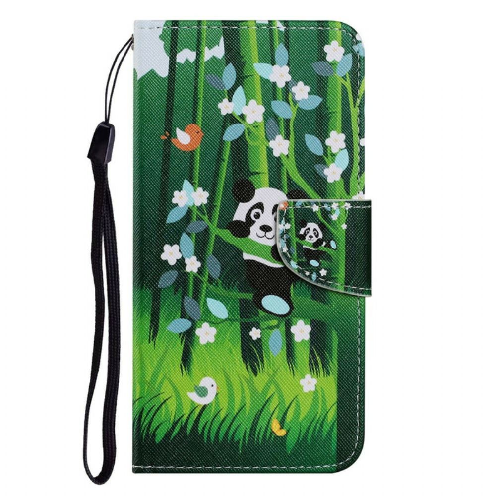 Flip Case voor iPhone 13 Pro Pandawandeling