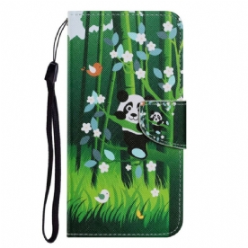 Flip Case voor iPhone 13 Pro Pandawandeling