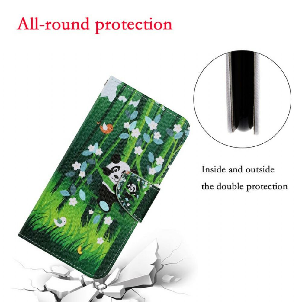 Flip Case voor iPhone 13 Pro Pandawandeling