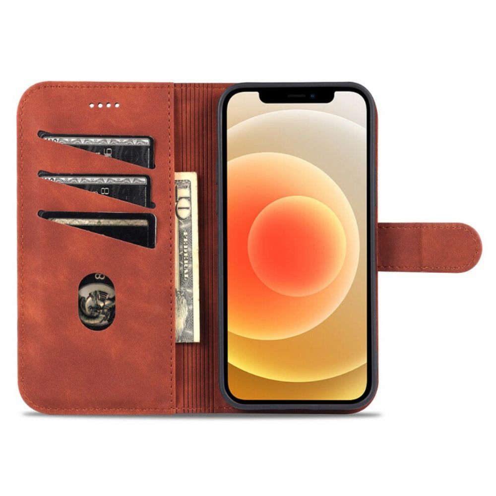 Folio-hoesje voor iPhone 13 Pro Azns Kunstleer