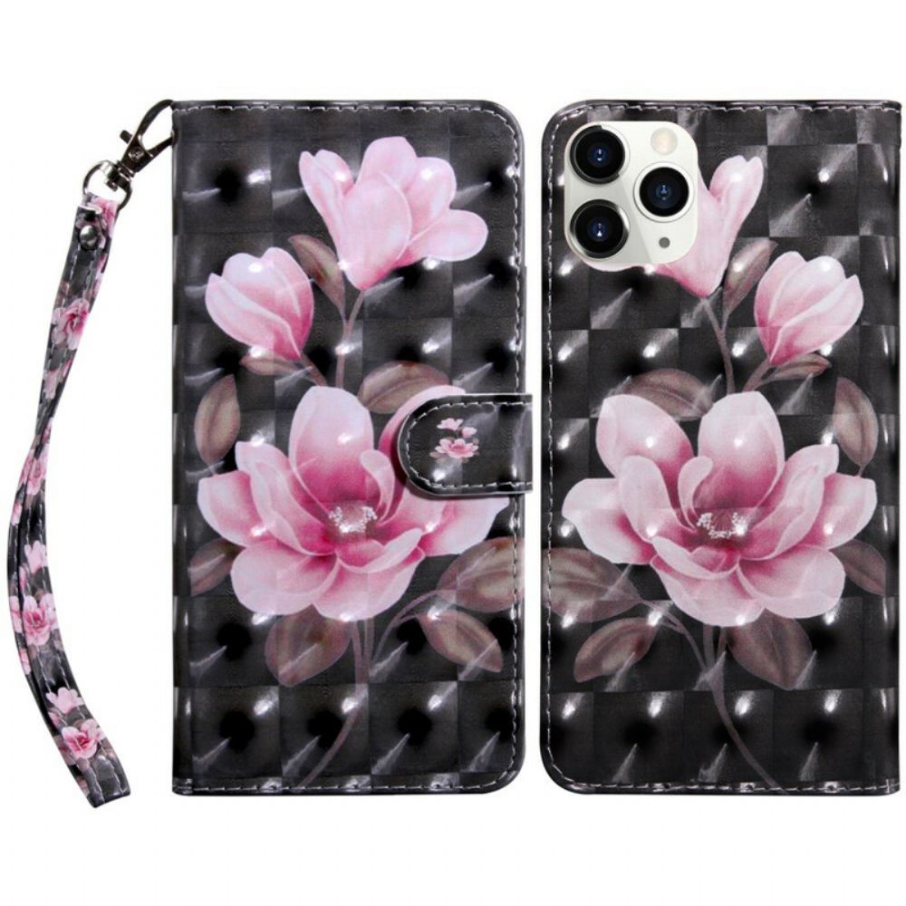 Folio-hoesje voor iPhone 13 Pro Lichtvlek Bloemen Bloesem