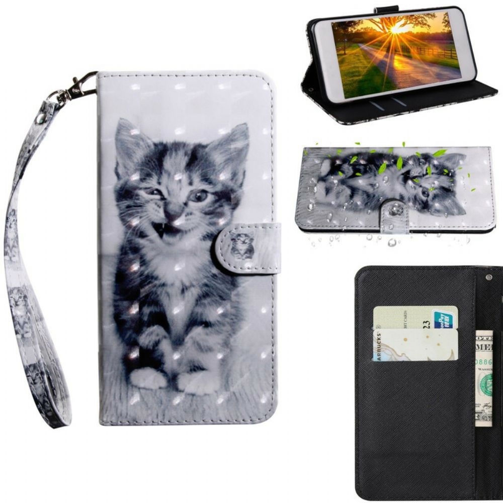 Folio-hoesje voor iPhone 13 Pro Lichtvlek Ignatius De Kitten