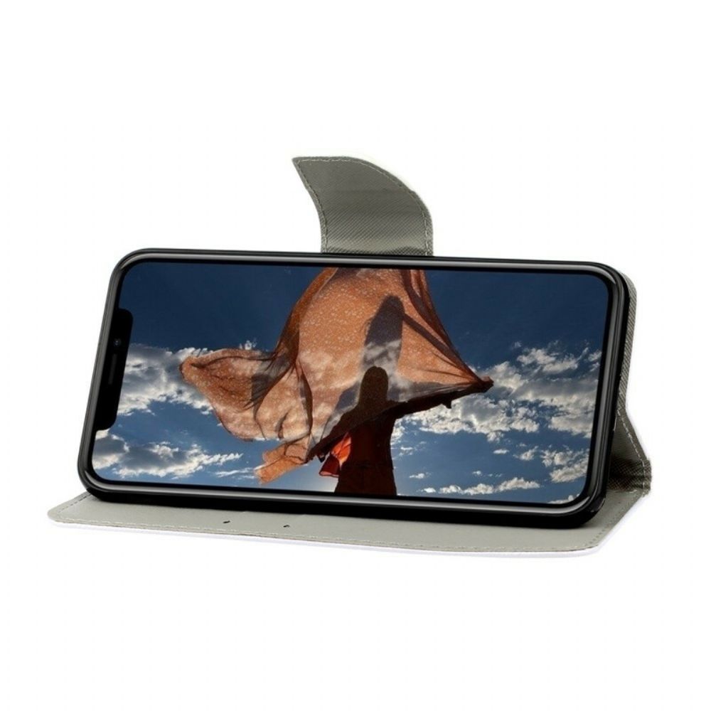 Folio-hoesje voor iPhone 13 Pro Met Ketting Strandstrand