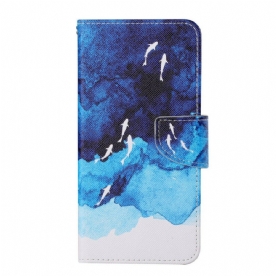 Folio-hoesje voor iPhone 13 Pro Zee Met Riem