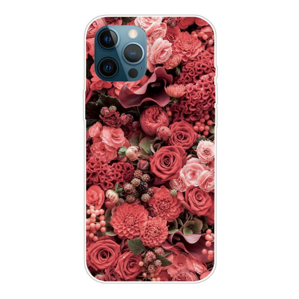 Hoesje voor iPhone 13 Pro Intense Bloemen