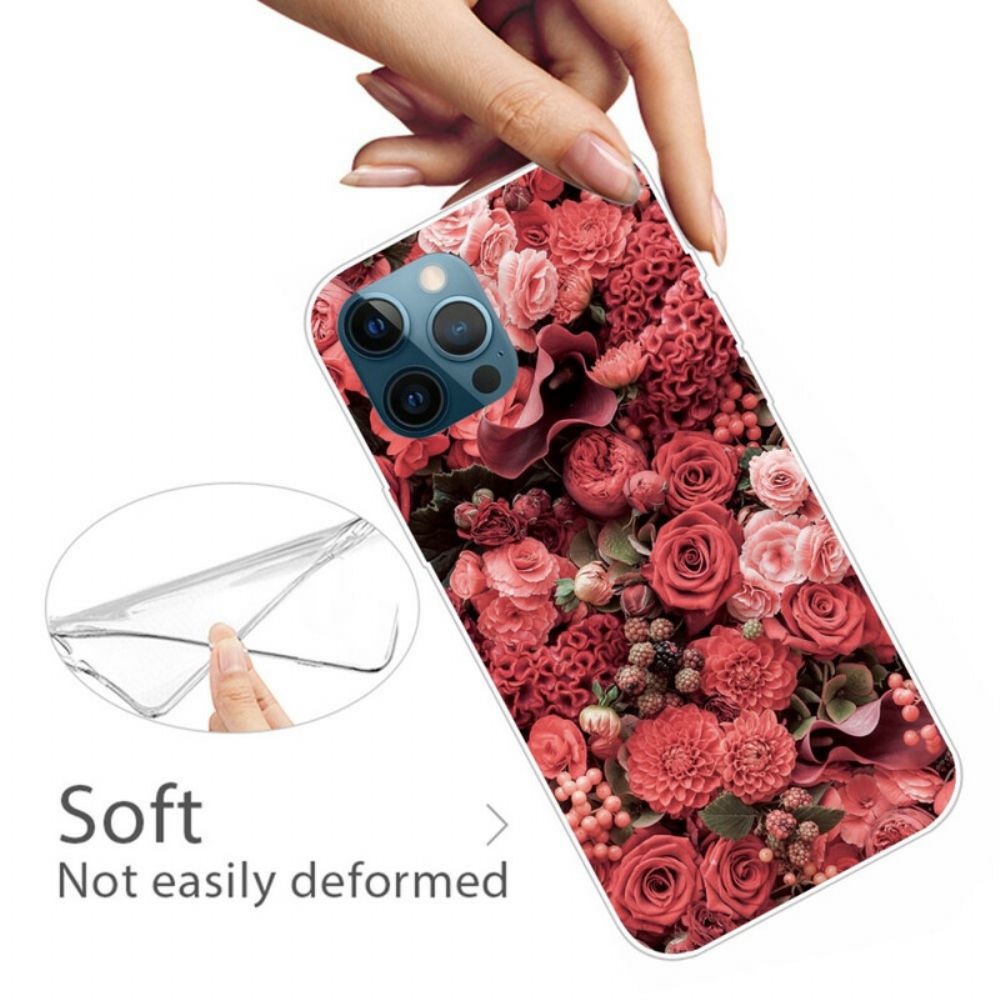 Hoesje voor iPhone 13 Pro Intense Bloemen