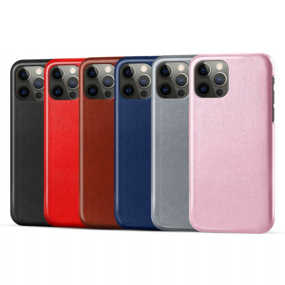 Hoesje voor iPhone 13 Pro Ksq Leereffect