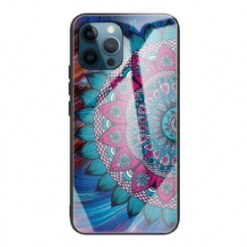 Hoesje voor iPhone 13 Pro Mandala Van Gehard Glas