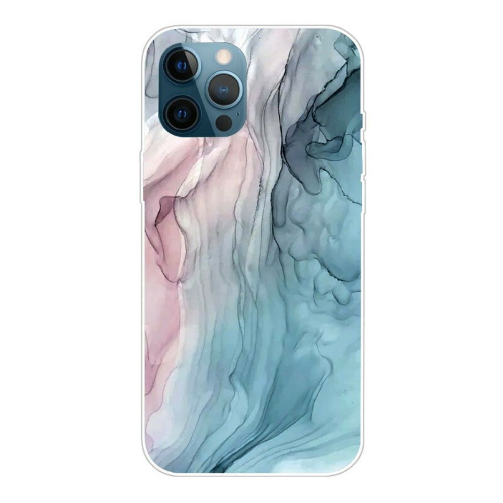 Hoesje voor iPhone 13 Pro Marmerkleuren