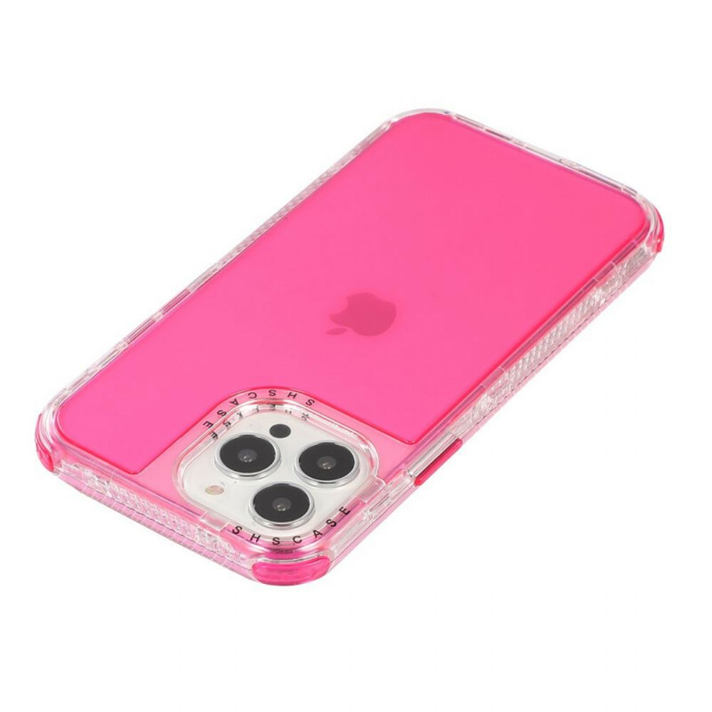 Hoesje voor iPhone 13 Pro Transparant Getint