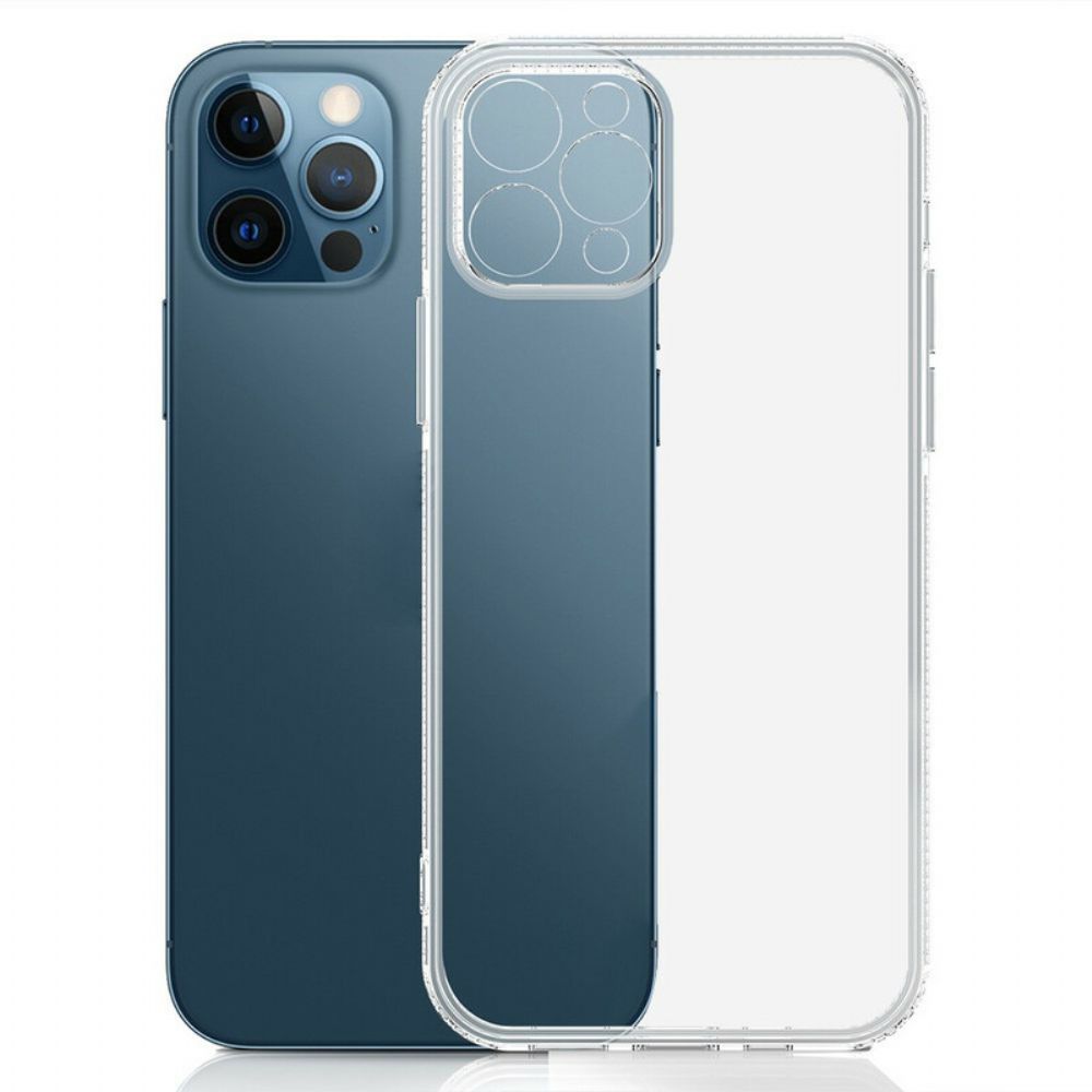 Hoesje voor iPhone 13 Pro Transparante Diamantranden